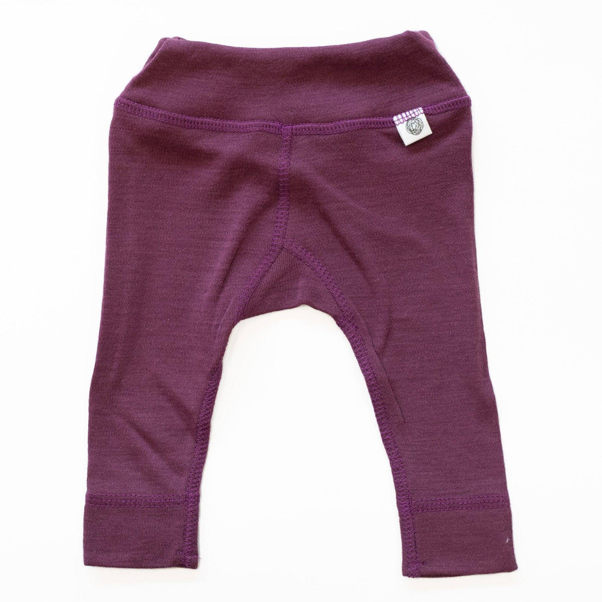 Wollen Baby broekje - Merinowol - Crushed violets
