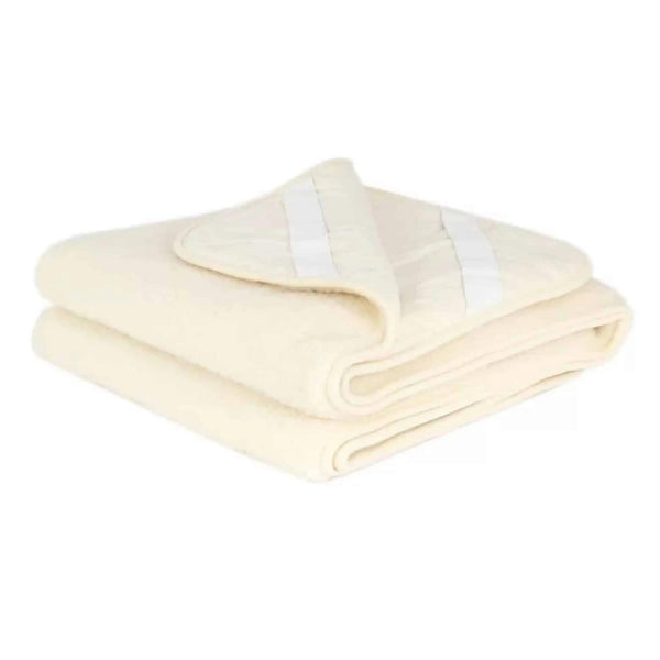Wollen onderlegger / onderdeken wieg natural – merinowol – 40x80cm