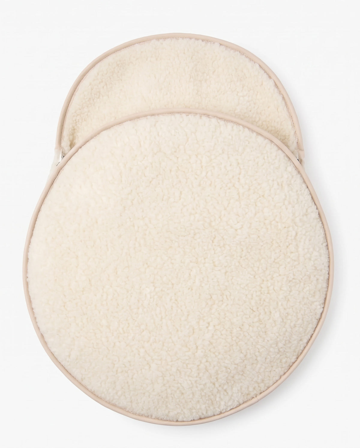 Wollener Baby-Fußsack für Autositz oder Maxi-Cosi - Natur - Merinowolle