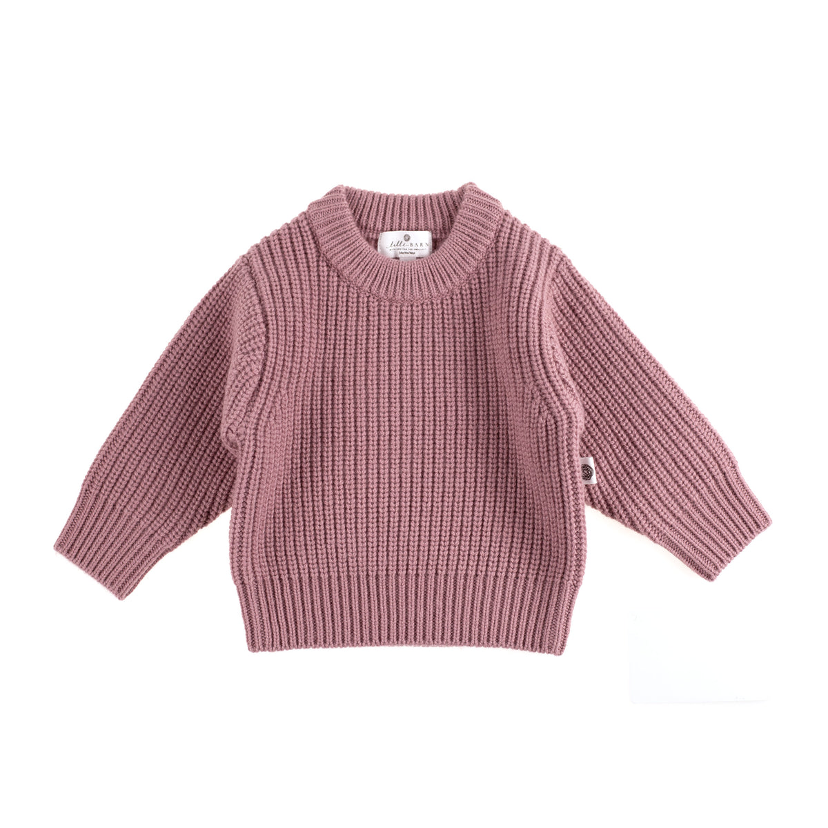 Gestrickter Wollpullover für Babys – Merinowolle – Haze
