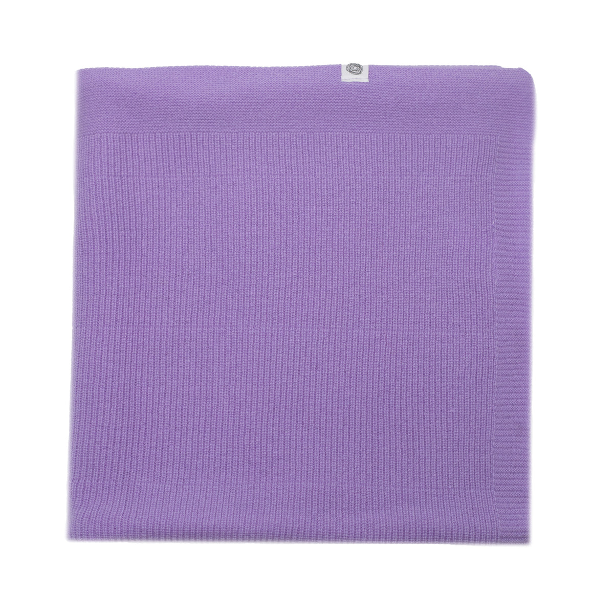 Wolldecke für Babys / Kinderdecke / Wickeldecke - Gestrickt - Merinowolle - Orchid