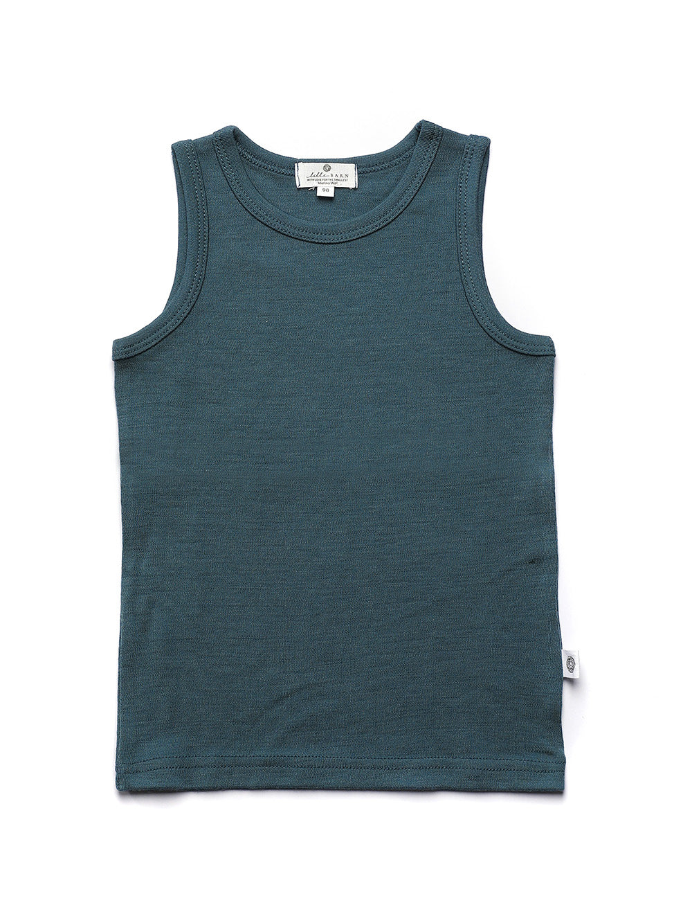 Wollen Kinderhemd - Merinowol - Orion Blue