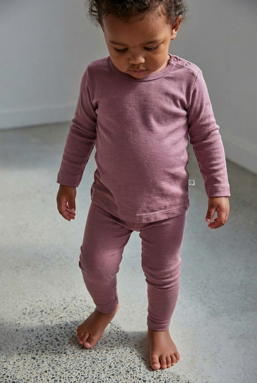 Wollpullover für Babys und Kinder - Merinowolle - Grape Shake