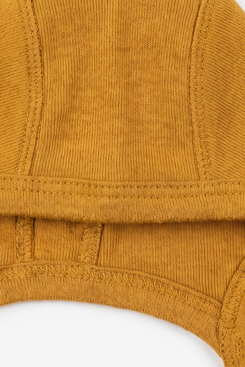 Baby wollen strikmuts – Merinowol - Harvest Gold