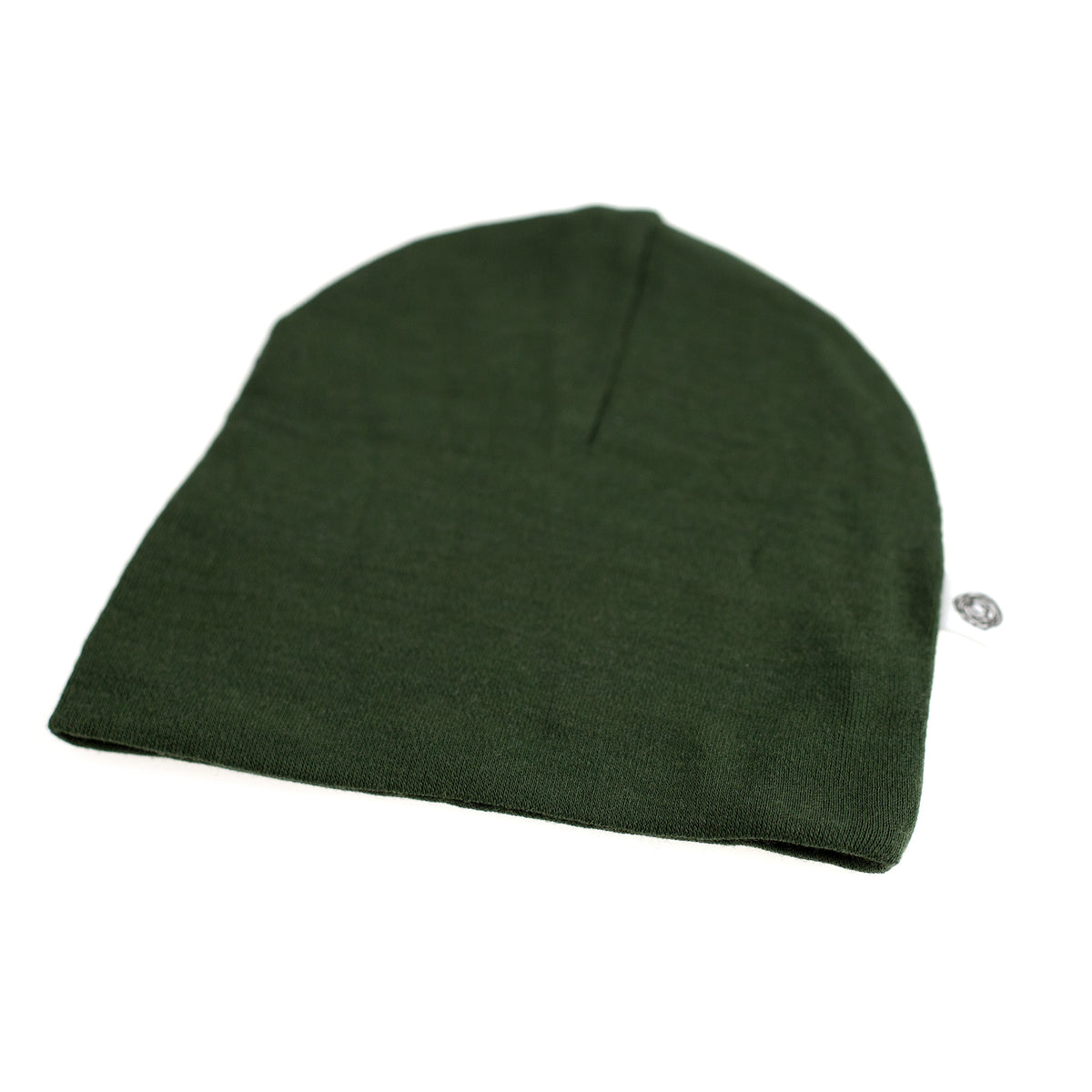 Wollen baby muts - Merinowol - Rifle Green