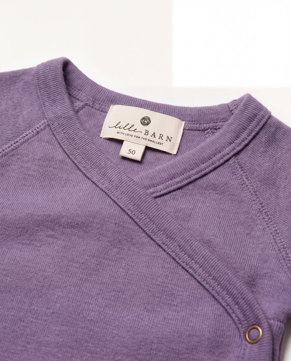 Wollener Wickelstrampler Langarm – Merinowolle - Purple Haze