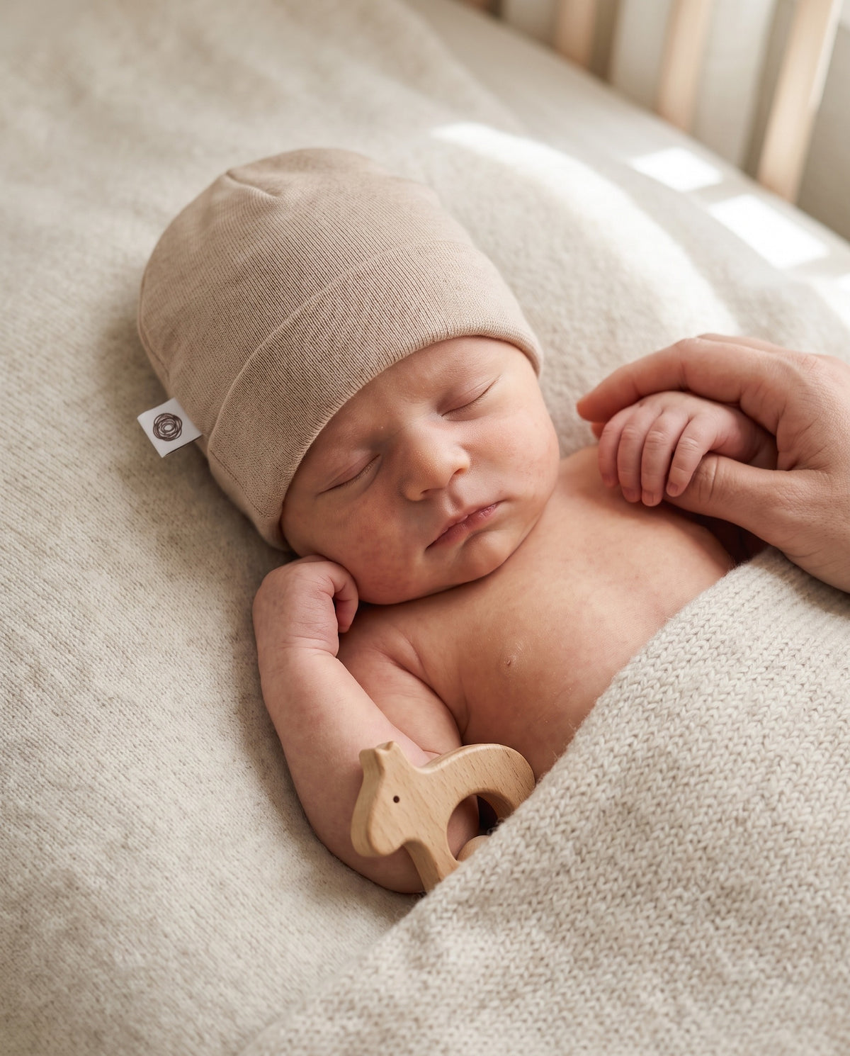 Wollmütze für Babys - Merinowolle - Argan Oil