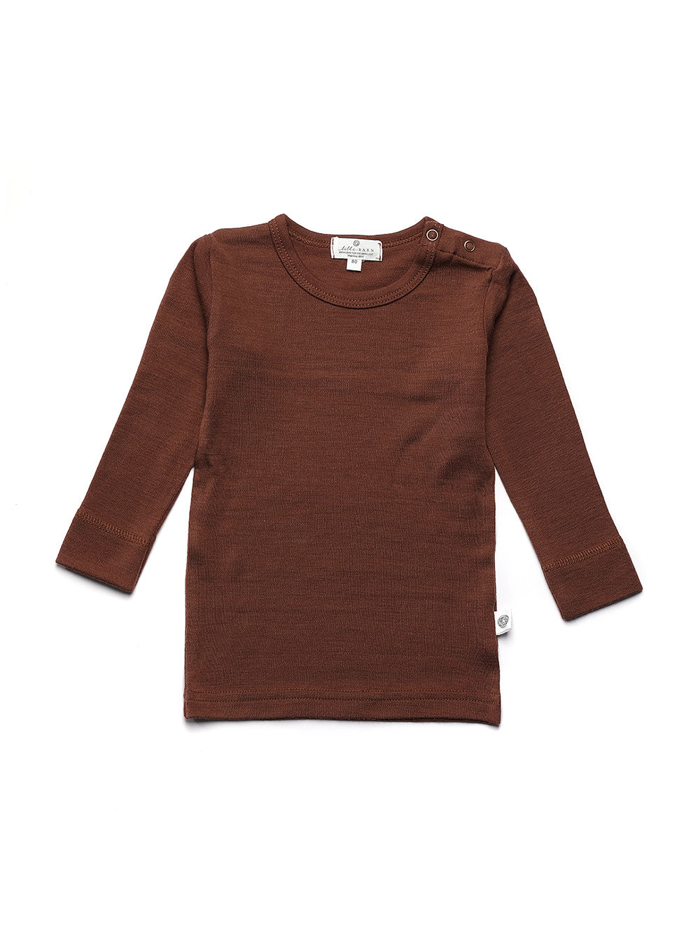 Wollen baby- kindertrui - Merinowol - Cinnamon