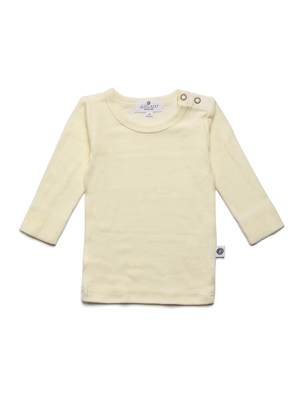 Wollen Baby trui / long sleeve shirt – Merinowol - Naturel