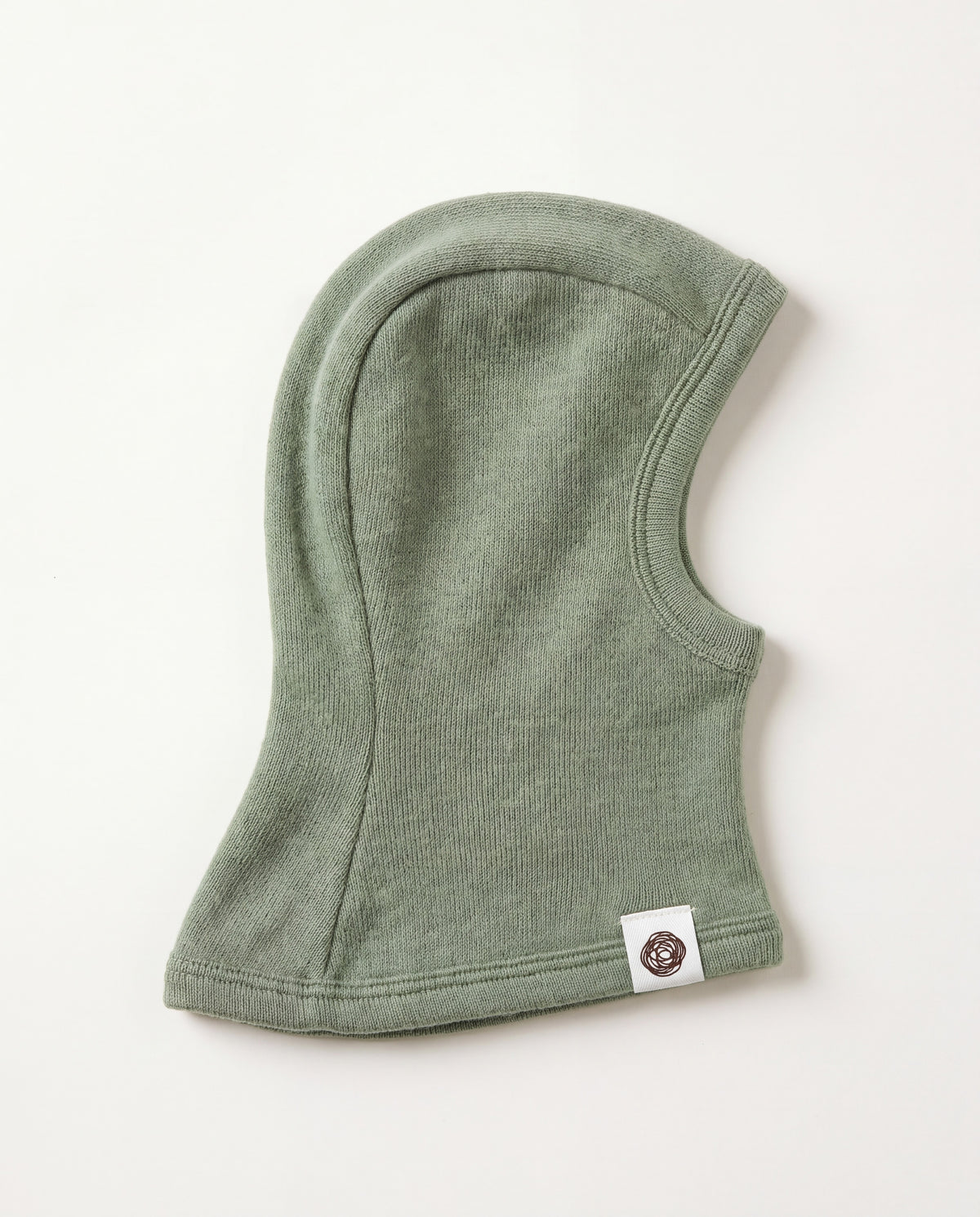 Kinder-Sturmhaube / Balaclava aus Wolle - Shale Green