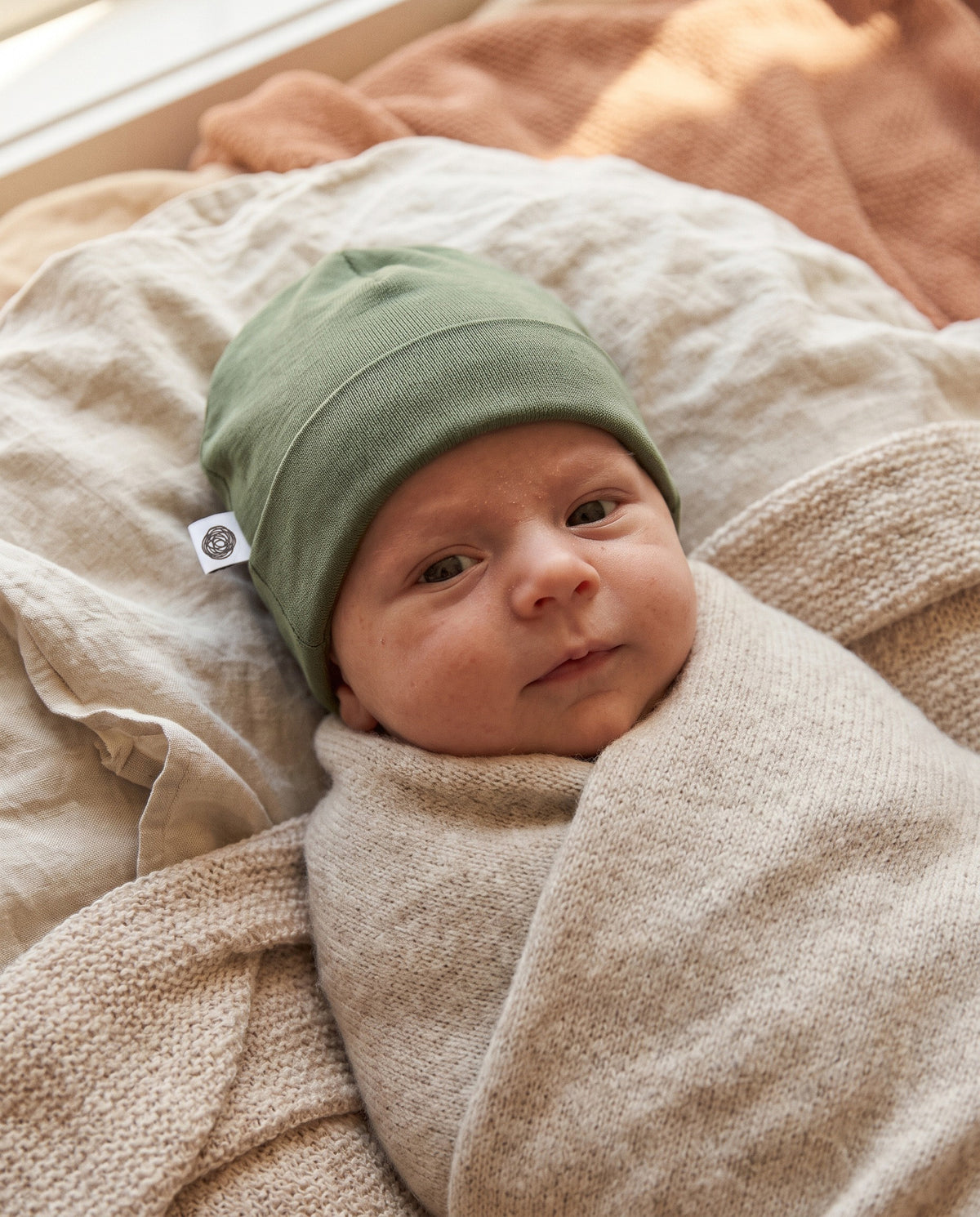 Wollmütze für Babys - Merinowolle - Argan Oil