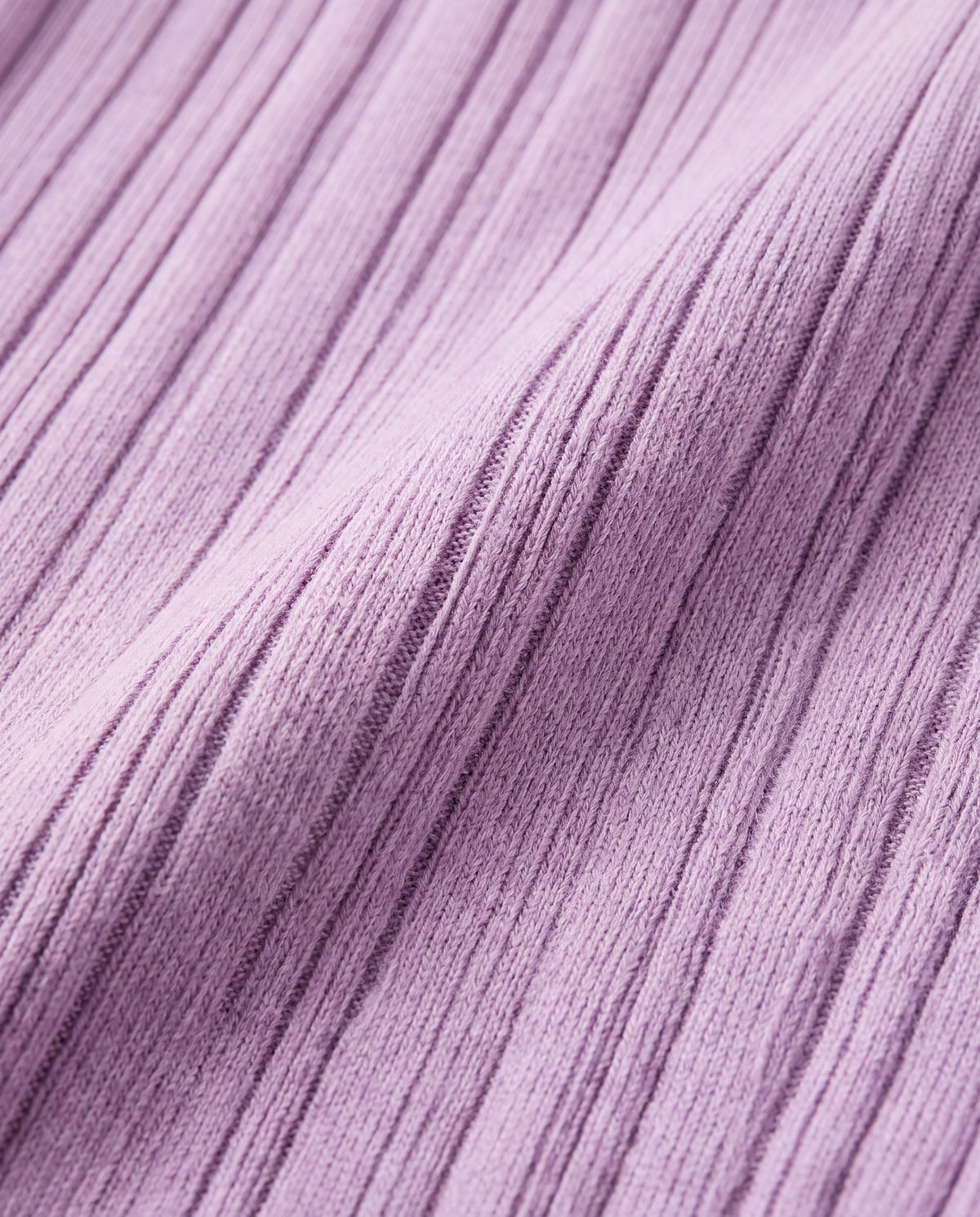 Woll-Strampler ohne Ärmel in Rippstrick - Merinowolle - Lavender Frost