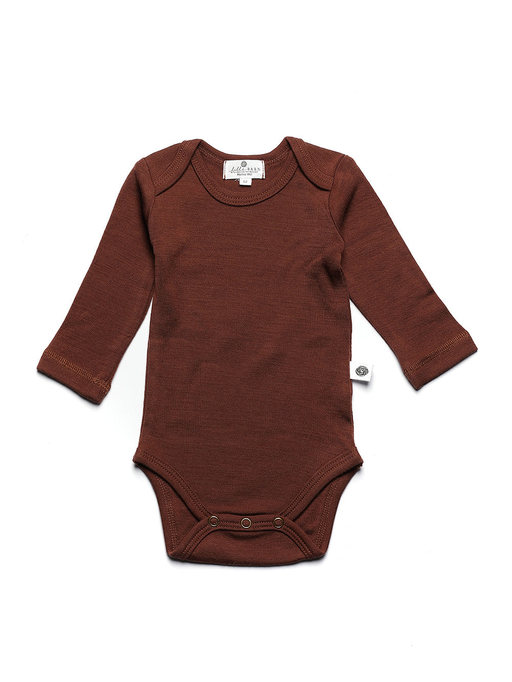 Wollen Romper lange mouwen - Merinowol - Cinnamon