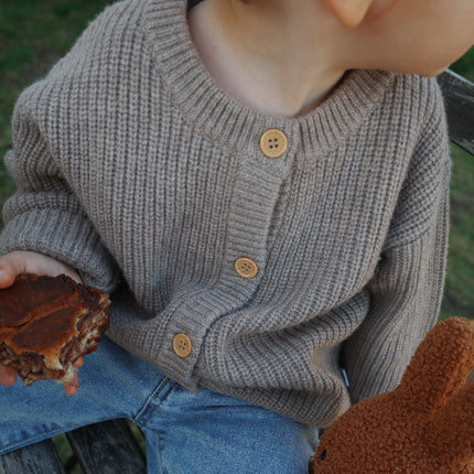 Wollen baby vestje