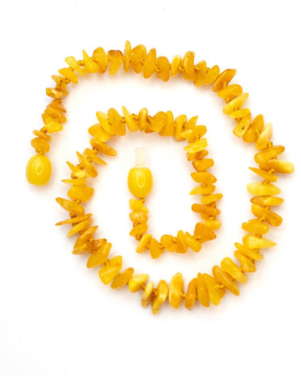 Baby/Kind - Barnsteen ketting - butter - chips 33cm - Lille Barn - With ♥ for the smallest