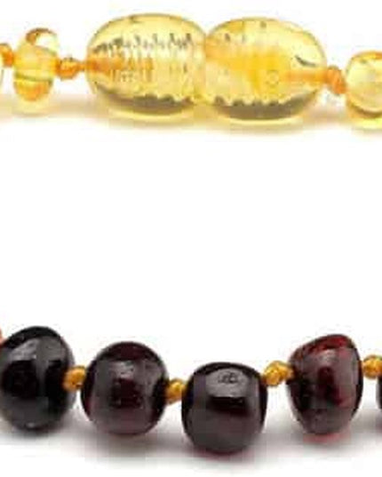 Baby/Kind - Barnsteen armbandje - regenboog - ronde steentjes -14cm - Lille Barn - With ♥ for the smallest