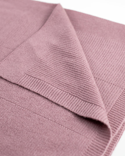 Wolldecke für Babys / Kinder gestrickt – Merinowolle – Haze