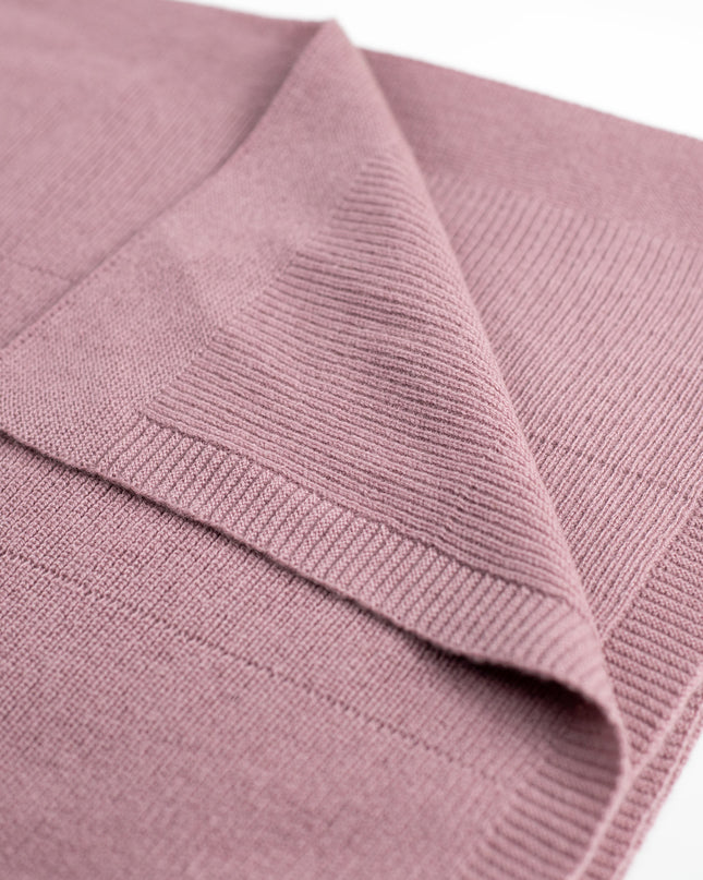 Wolldecke für Babys / Kinder gestrickt – Merinowolle – Haze