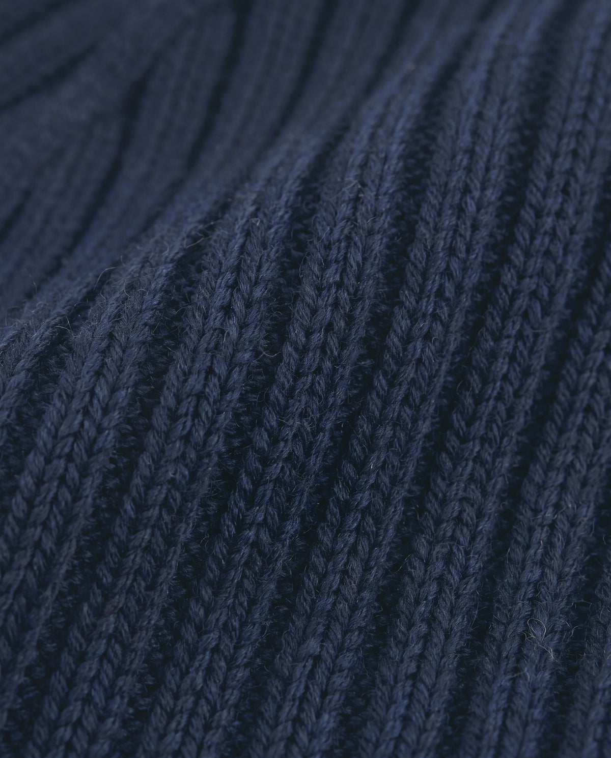 Merinowol Gebreide Baby Muts - Blueberry