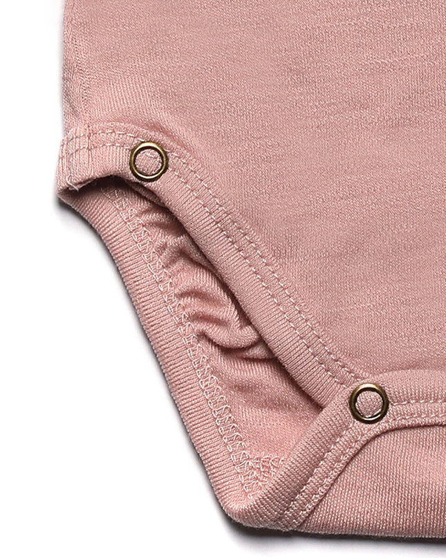 Kurzarm-Wickelspielanzug aus Wolle – Merinowolle