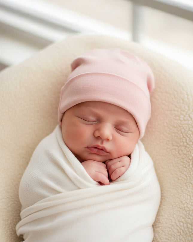 Babymütze aus Wolle - Merinowolle