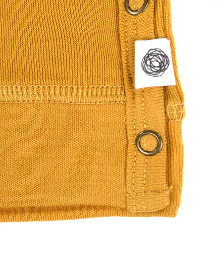 Baby Woll-Wickelpullover – Merinowolle – Harvest Gold