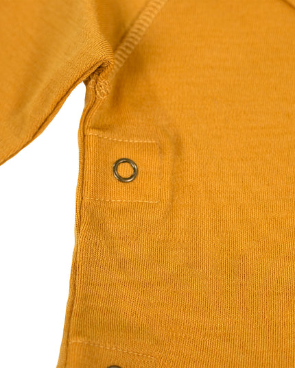Baby Woll-Wickelpullover – Merinowolle – Harvest Gold