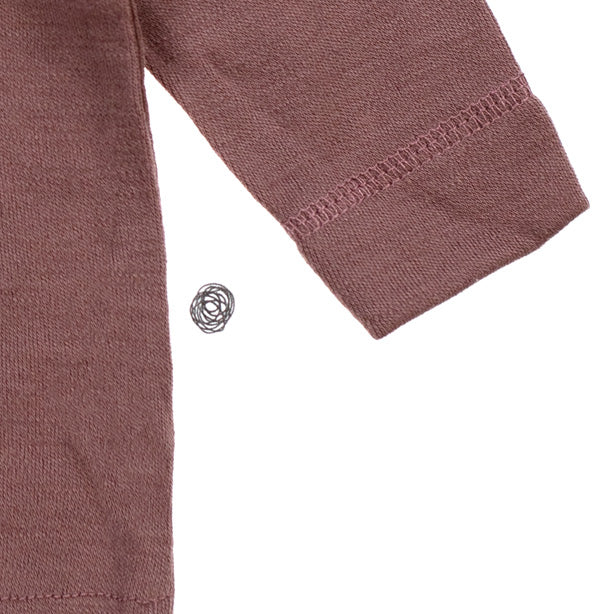 Wollen Baby- en kindertrui / long sleeve shirt – Merinowol - Twilight mauve - Lille Barn - With ♥ for the smallest