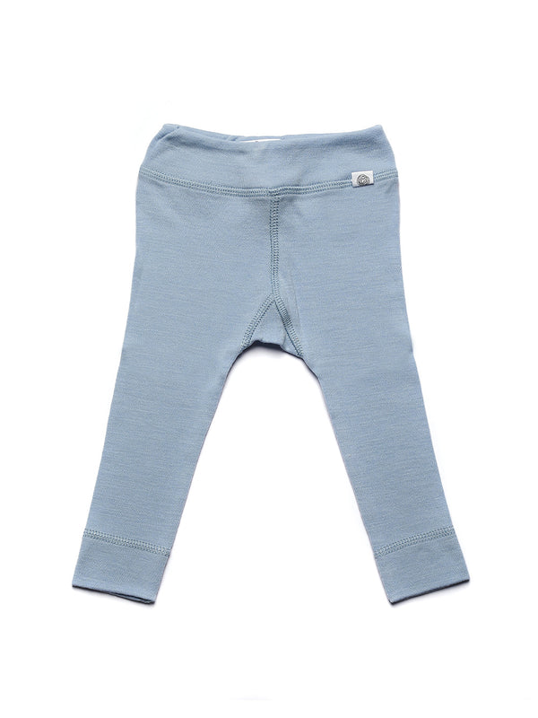 Wool Baby - Kinderhose - Merinowolle - Blue Fog