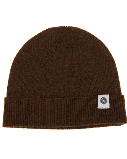 Babymütze aus Wolle gestrickt - Merinowolle - Braun