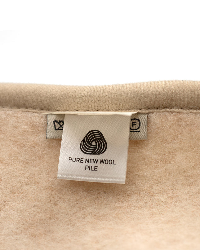 Wollen wiegdeken - 75x100cm - Enkellaags - Merinowol - Amandel - Lille Barn - With ♥ for the smallest