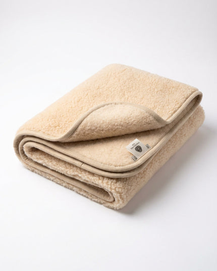 Wolldecke für Kinderbett, einlagig – Merinowolle