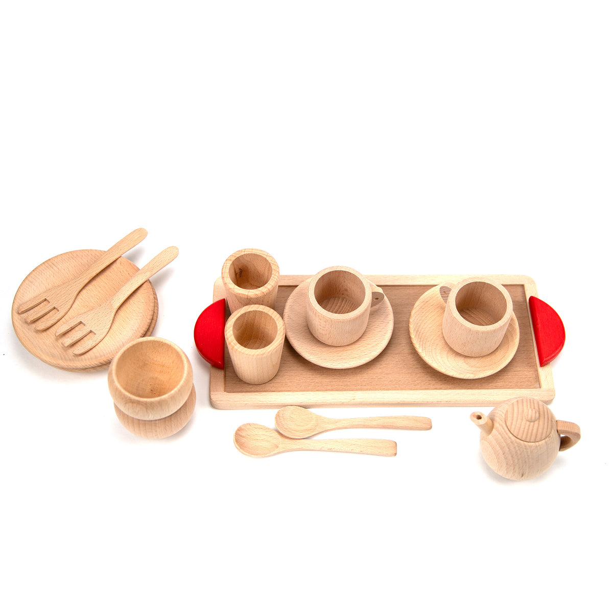 Houten  speelgoed - Thee set