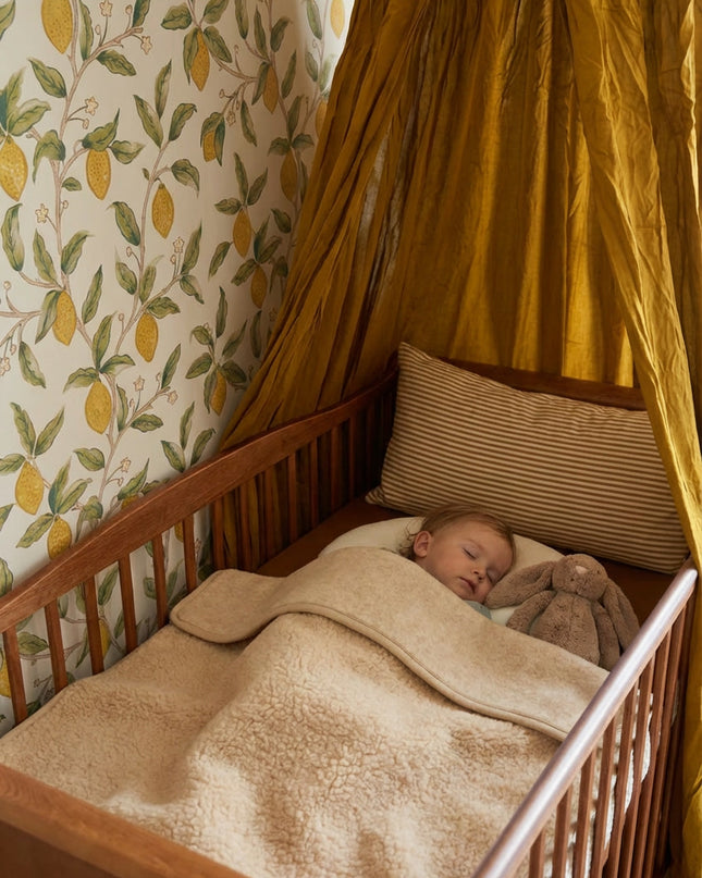 Wolldecke für Kinderbett 93 x 135 cm – Merinowolle