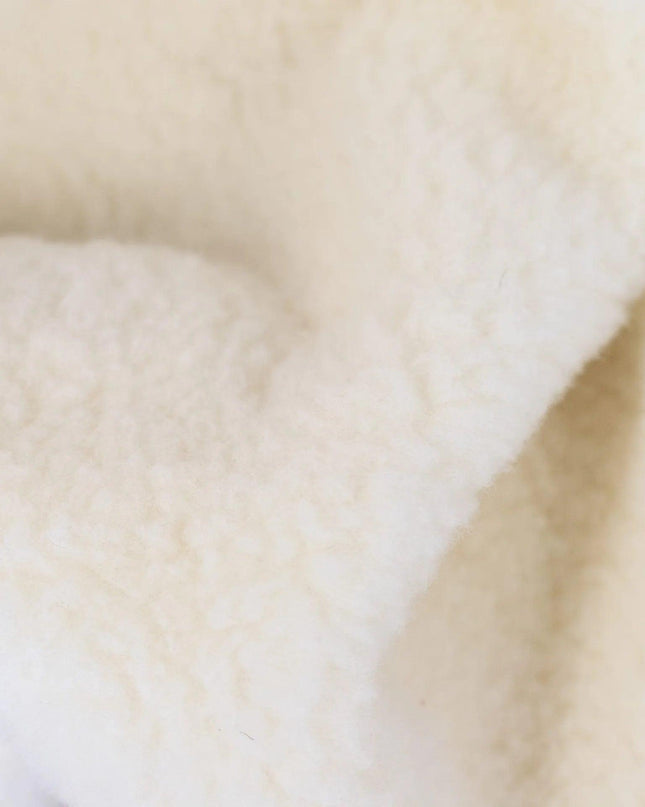 Wollen ledikantdeken 93x135cm - Merinowol - Naturel - Lille Barn - With ♥ for the smallest