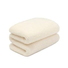 Wollen wiegdeken 2 laags  - 75 x 100cm - Merinowol - Naturel