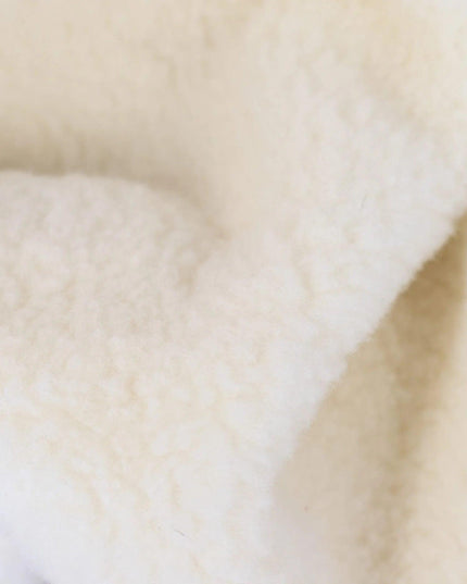 Wollen wiegdeken - 75x100cm - enkellaags - Merinowol - Naturel - Lille Barn - With ♥ for the smallest