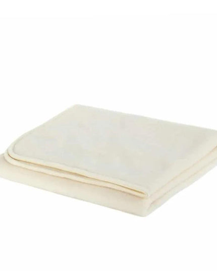 Wollen wiegdeken fleece - 75x100cm -Merinowol - Naturel - Lille Barn - With ♥ for the smallest