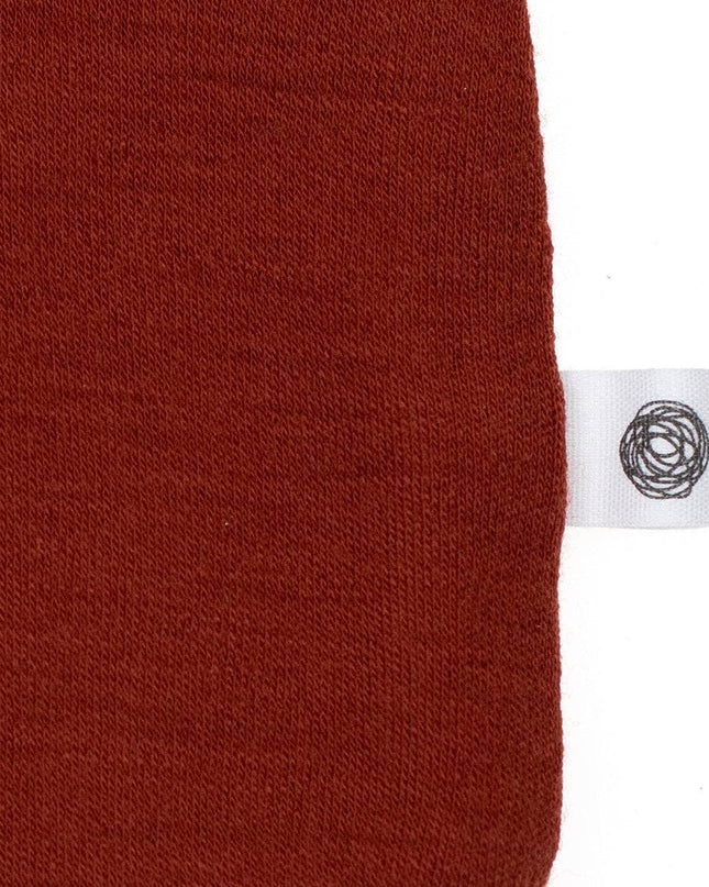 Wollen baby muts - Merinowol - Burnt henna - Lille Barn - With ♥ for the smallest