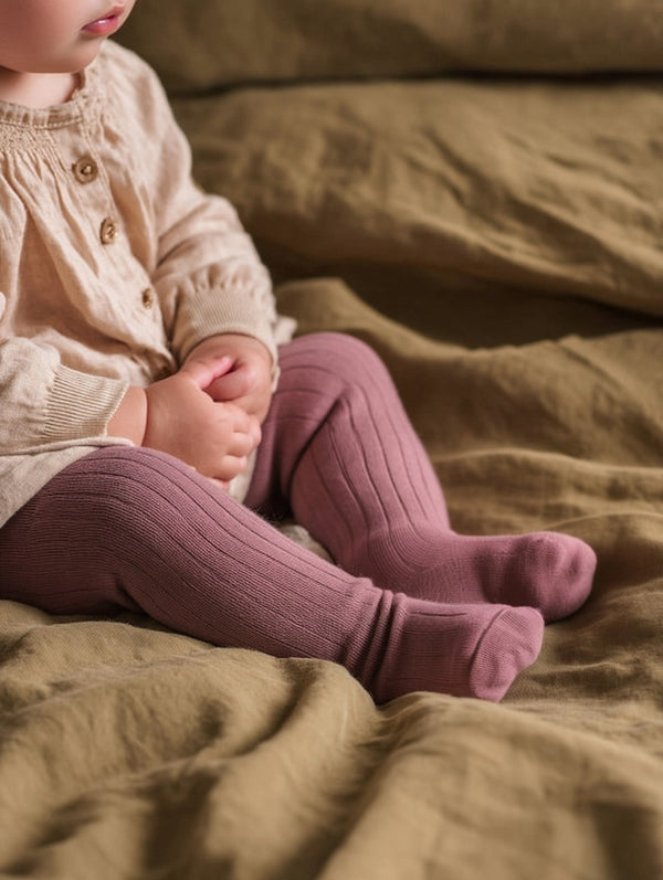 Wollstrumpfhose für Babys und Kinder - Merinowolle - Haze