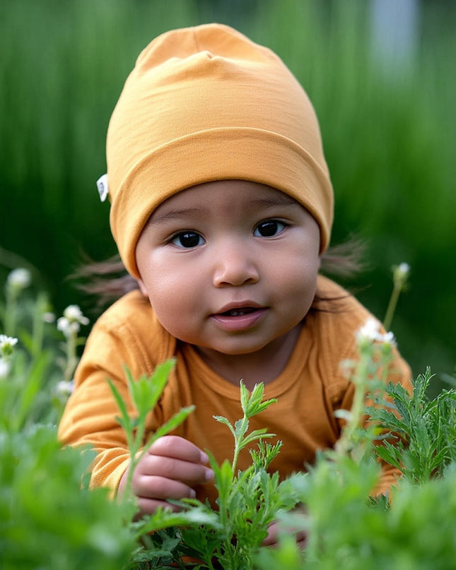 Babymütze aus Wolle - Merinowolle