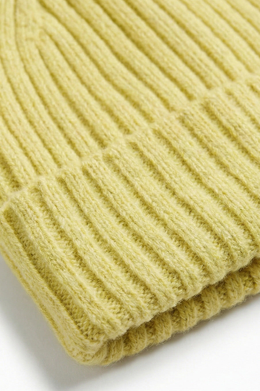 Merinowol Gebreide Baby Muts - Lemonade