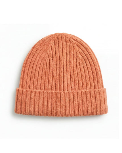 Babymütze aus Merinowolle - Pfirsichflaum