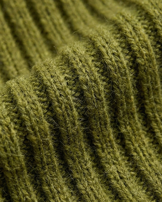 Babymütze aus Merinowolle – Gurke