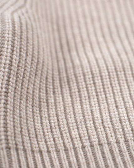 Gestrickter Wollpullover für Babys – Merinowolle – Knoblauch