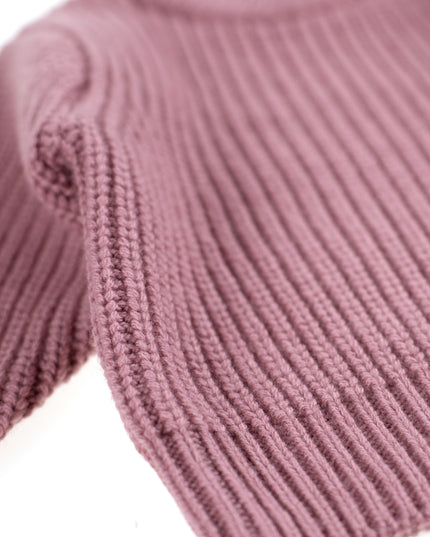 Gestrickter Wollpullover für Babys – Merinowolle – Haze