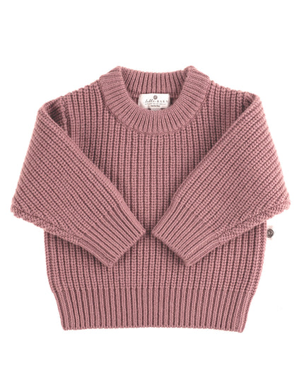 Gestrickter Wollpullover für Babys – Merinowolle – Haze