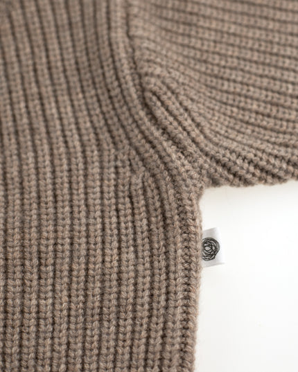 Gestrickter Woll-Baby-Cardigan – Merinowolle – Cobble