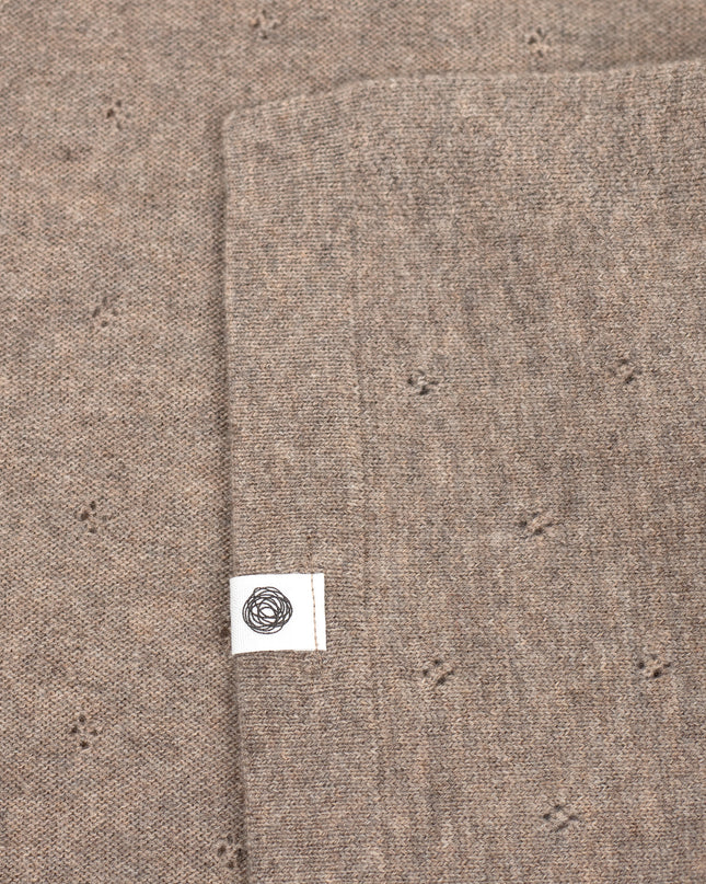 Wolldecke für Babys / Kinder gestrickt – Merinowolle – Cobble