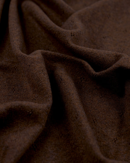 Wolldecke für Babys / Kinder gestrickt – Merinowolle – Braun